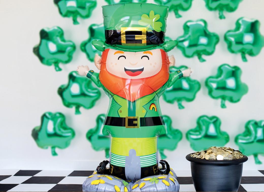 AirLoonz Lucky Leprechaun Foil Balloon