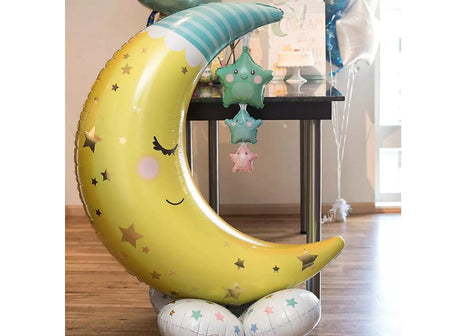 AirLoonz Moon & Stars Foil Balloon