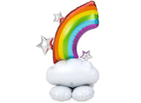 AirLoonz Rainbow & Clouds Foil Balloon