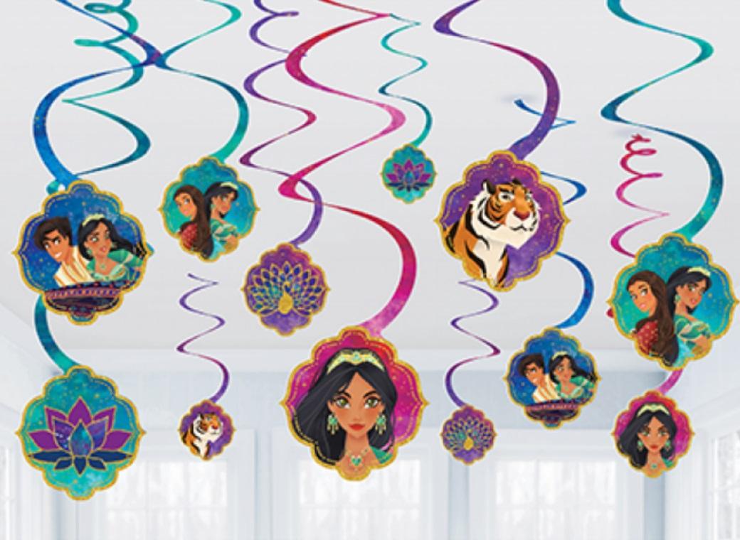 Aladdin Hanging Spiral Decorations