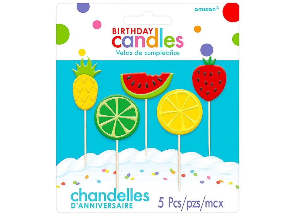 Fruit Candles 5pk