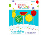 Fruit Candles 5pk