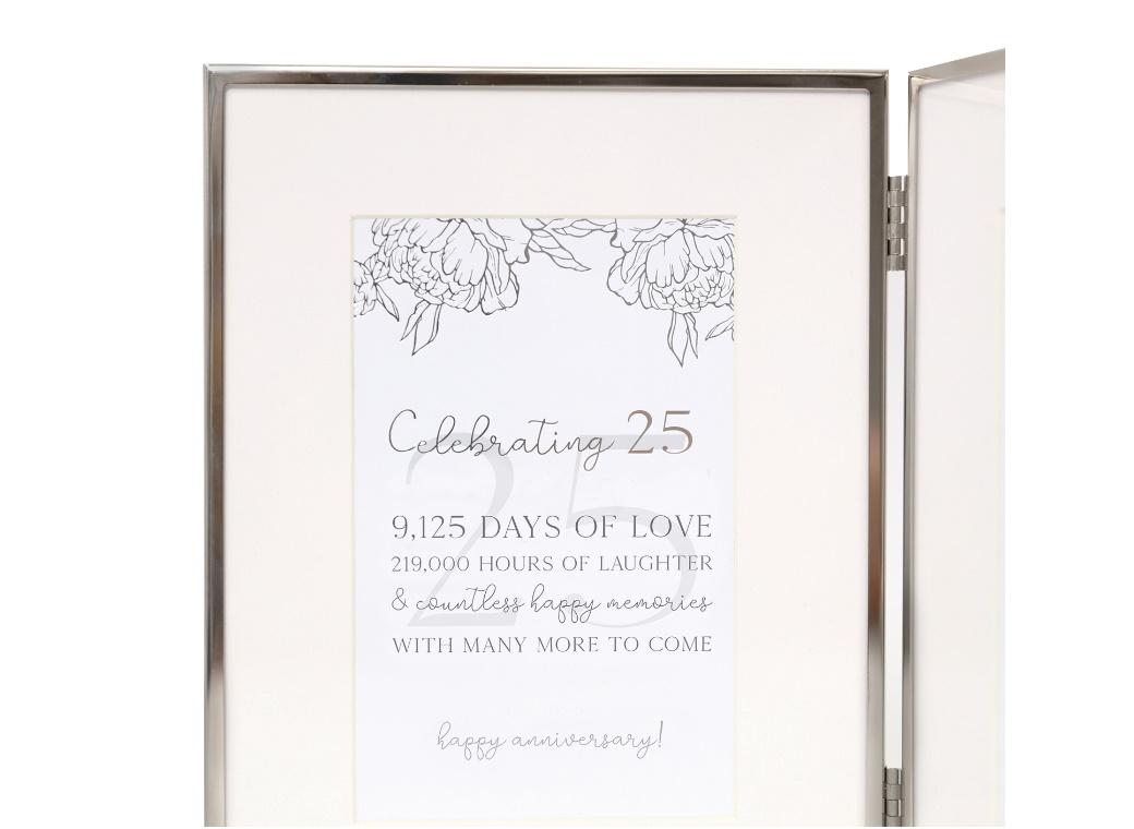 Anniversary Photo Frame - 25 Years