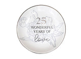 Anniversary Trinket Plate - 25 Years