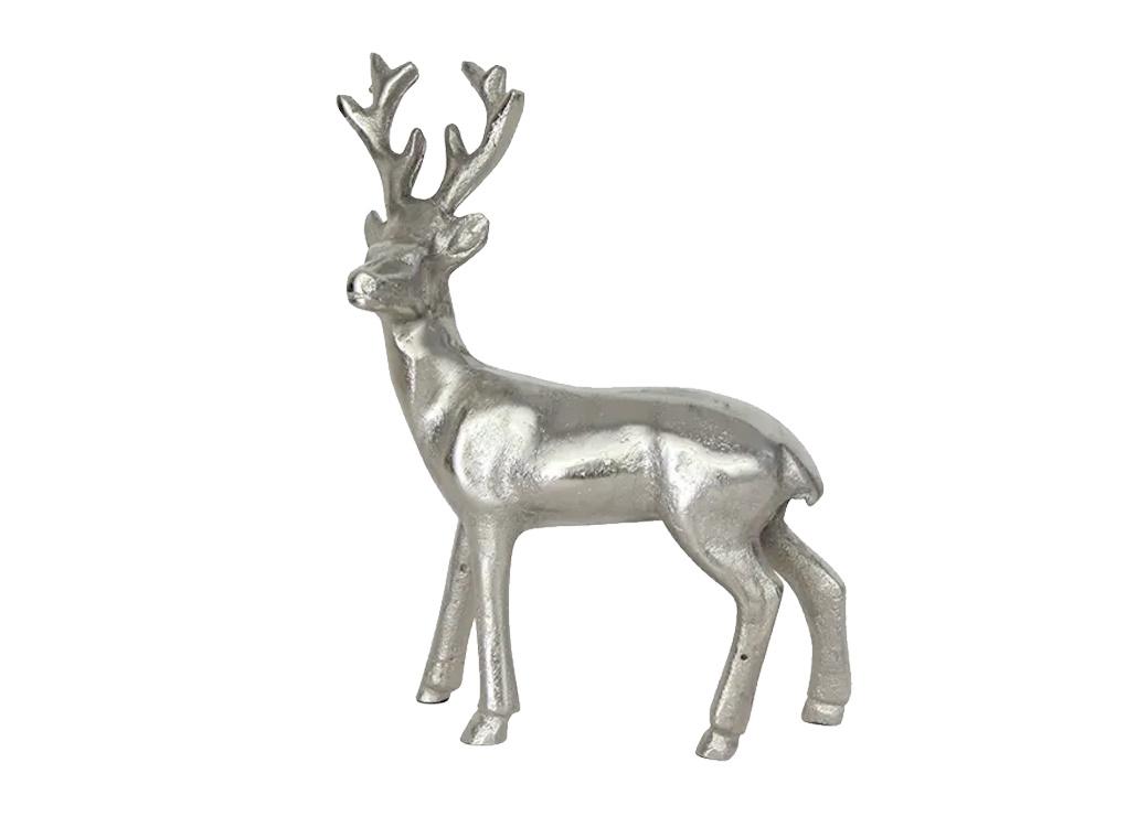 Antique Silver Deer Standing