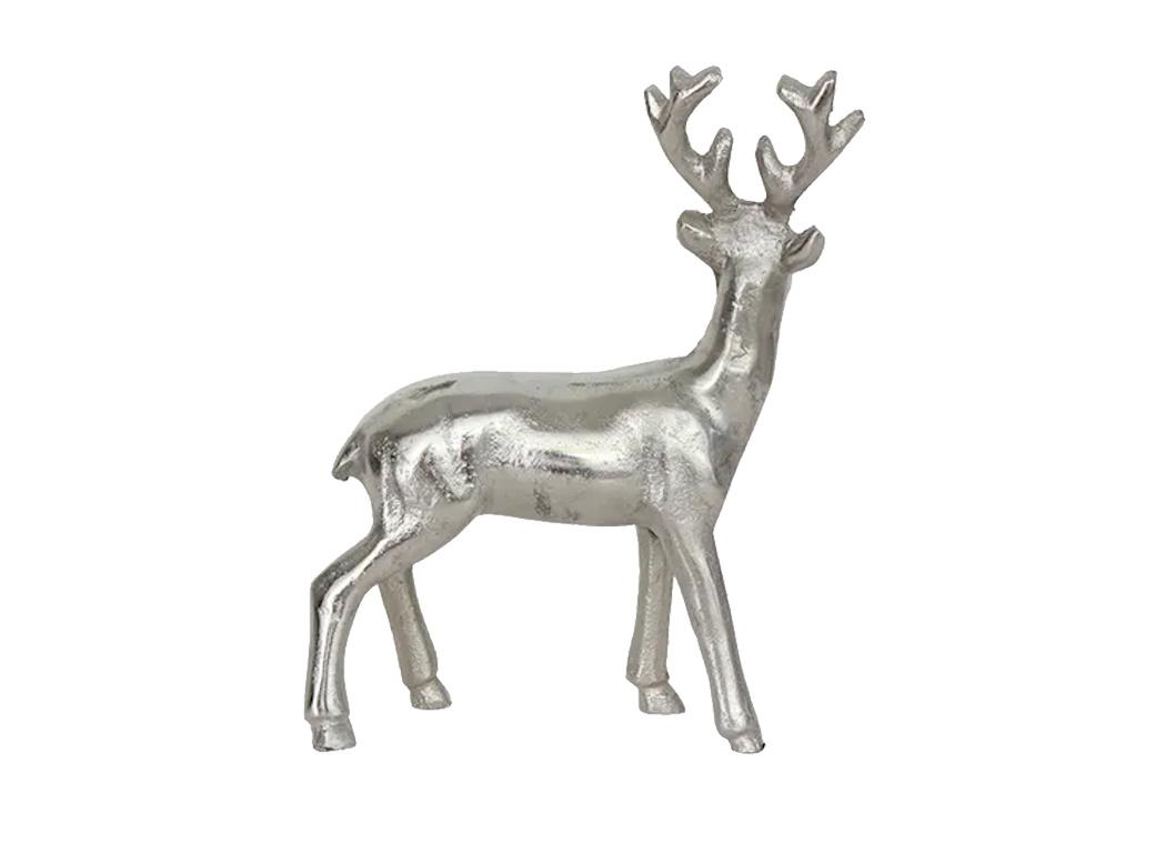 Antique Silver Deer Standing