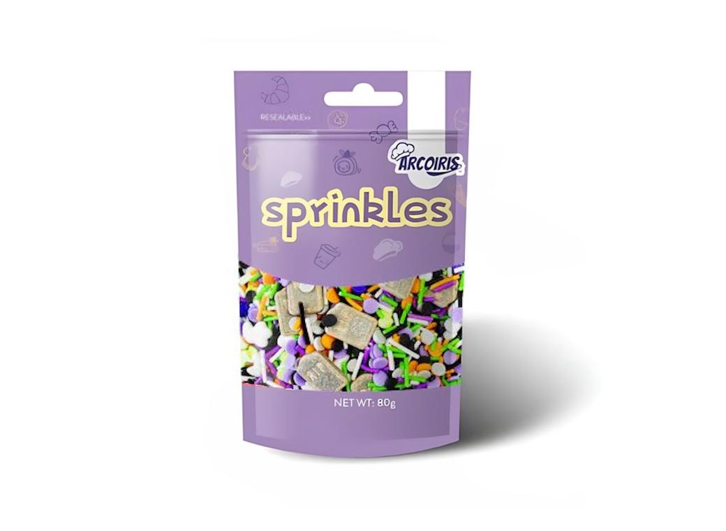 Arcoiris Sprinkles - Halloween Violet Confetti Mix