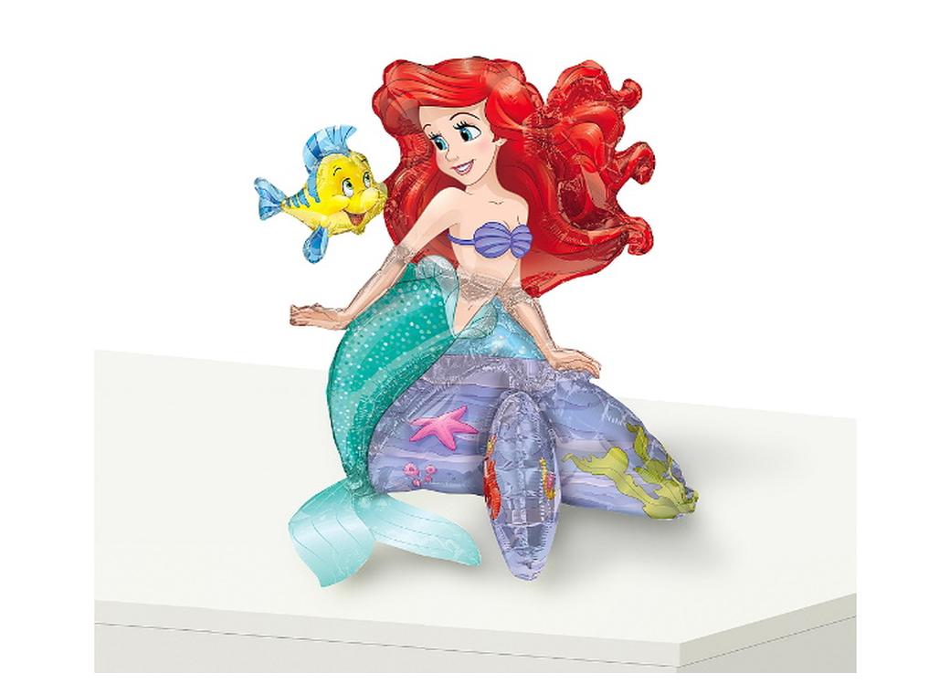 Ariel The Little Mermaid Sitting Foil Balloon