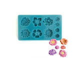 Assorted Flowers Silicone Mould