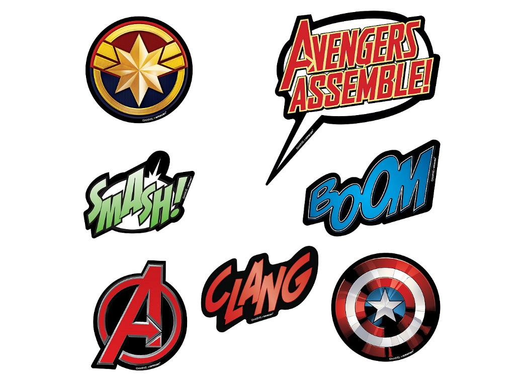 Avengers Vinyl Cling Decorations