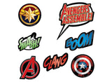 Avengers Vinyl Cling Decorations