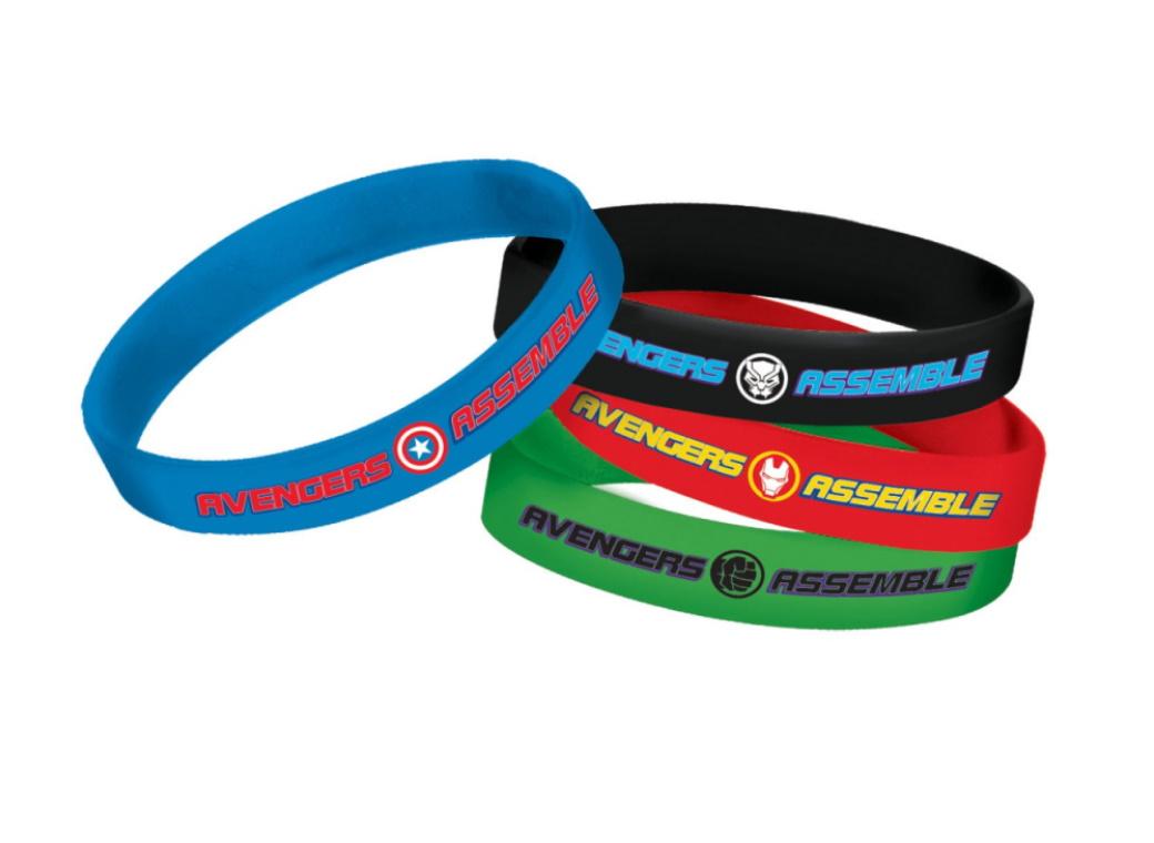 Avengers Wristbands 4pk