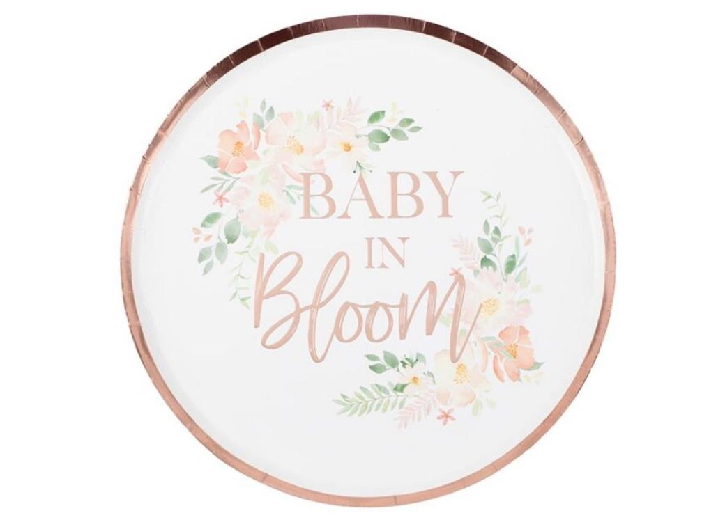 Baby in Bloom Dinner Plates 8pk