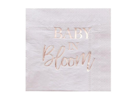 Baby in Bloom Lunch Napkins 16pk