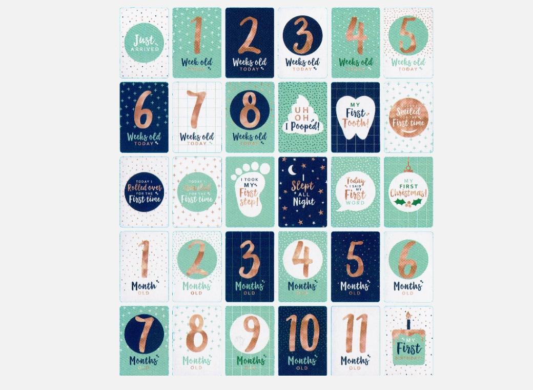 Baby Milestone Cards 20pk