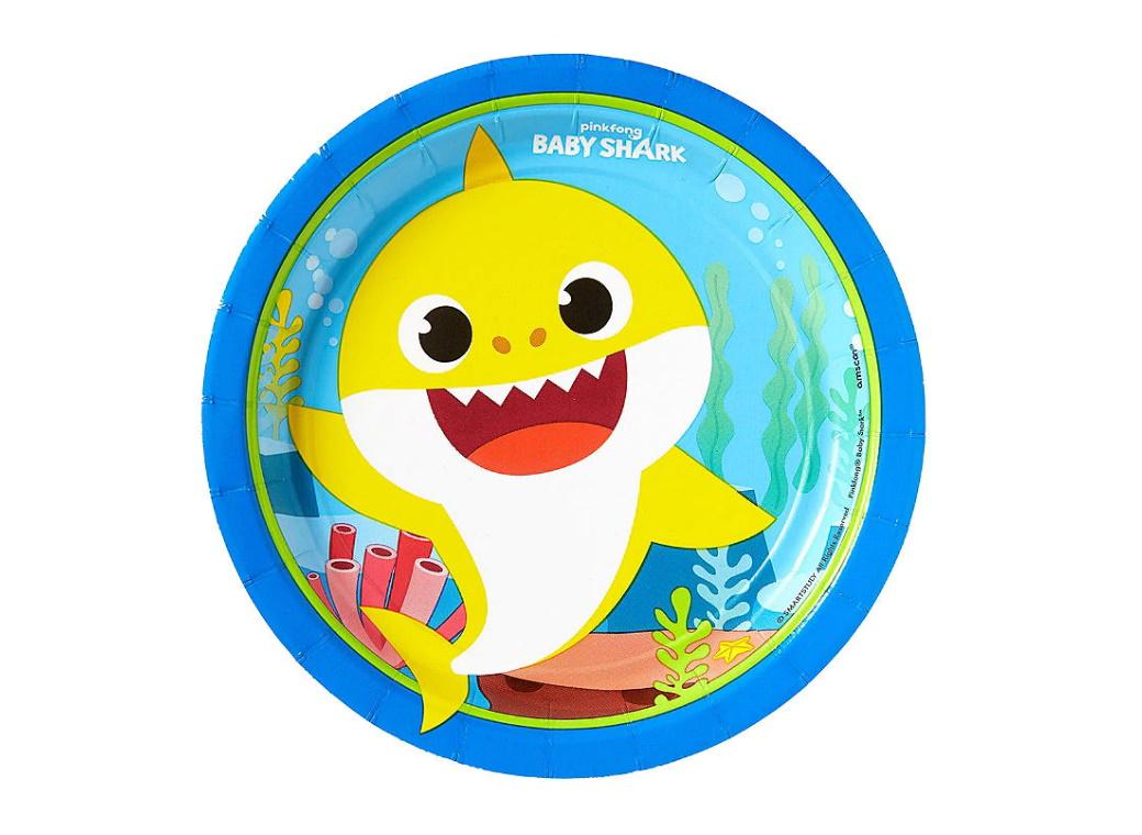 Baby Shark Lunch Plates 8pk