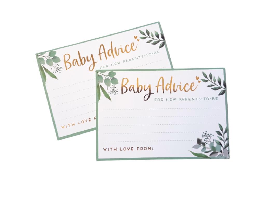 New Parents To Be Advice Cards 20pk