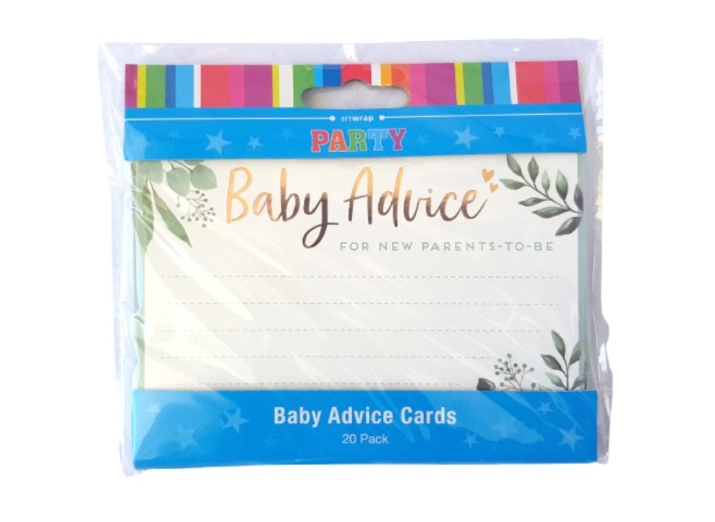 New Parents To Be Advice Cards 20pk