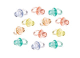 Mini Baby Pacifier Favours 24pk - Pastel