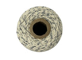 Bakers Twine - Natural & Gunmetal Shimmer Twine