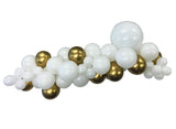 Balloon Garland Kit - White & Gold