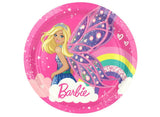 Barbie Fairy Plates 8pk