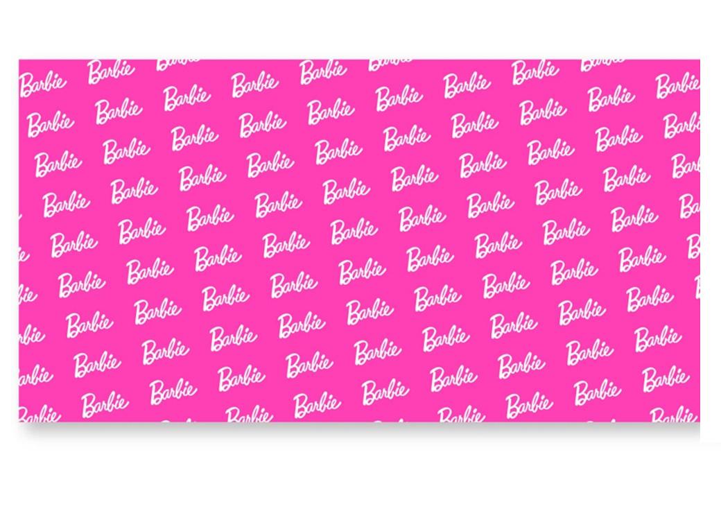 Barbie Logo Scene Setter Backdrop