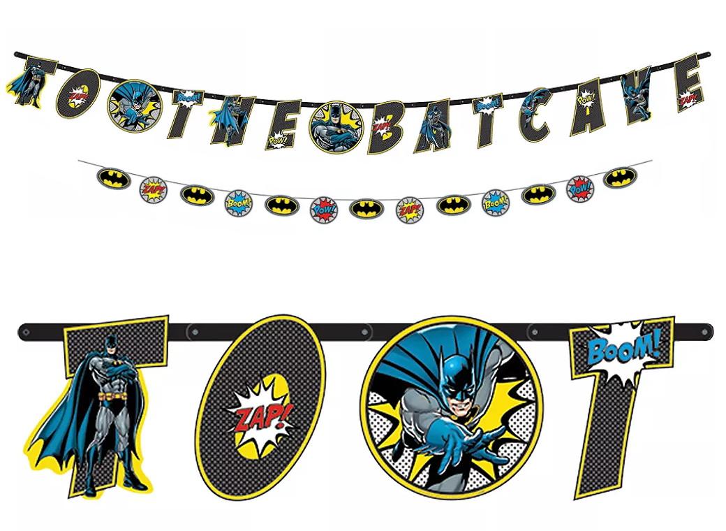 Batman To The Batcave Banner & Garland Kit