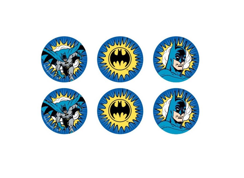 Edible Icing Cupcake Images - Batman