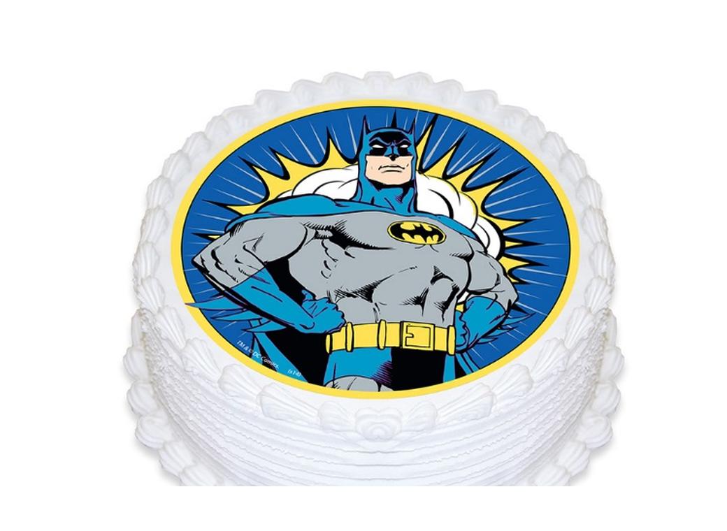 Edible Icing Image - Batman Round