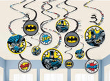 Batman Hanging Spiral Decorations