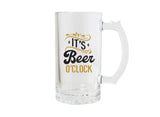 Beer O'Clock Beer Glass