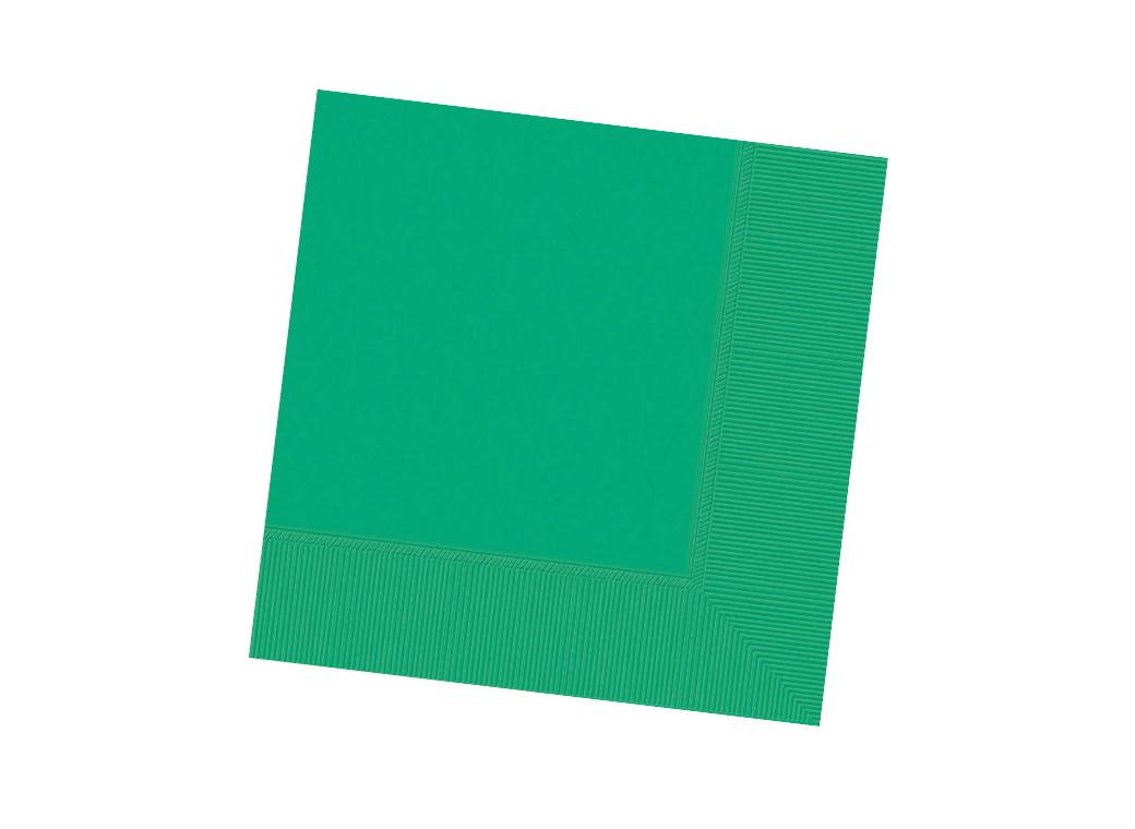 Festive Green Beverage Napkins 40pk