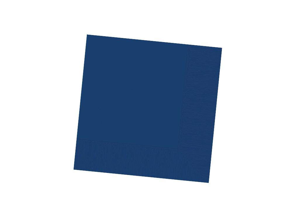 Navy Blue Beverage Napkins 20pk