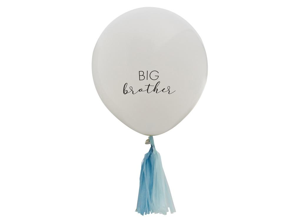 Big Brother Balloon with Blue Tassels