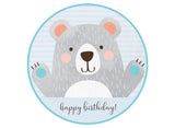 Edible Icing Image - Birthday Bear Round