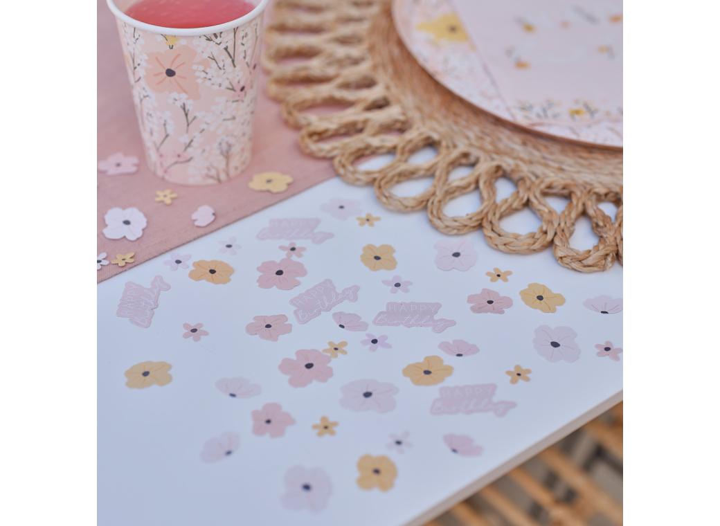 Birthday Bloom Floral Confetti