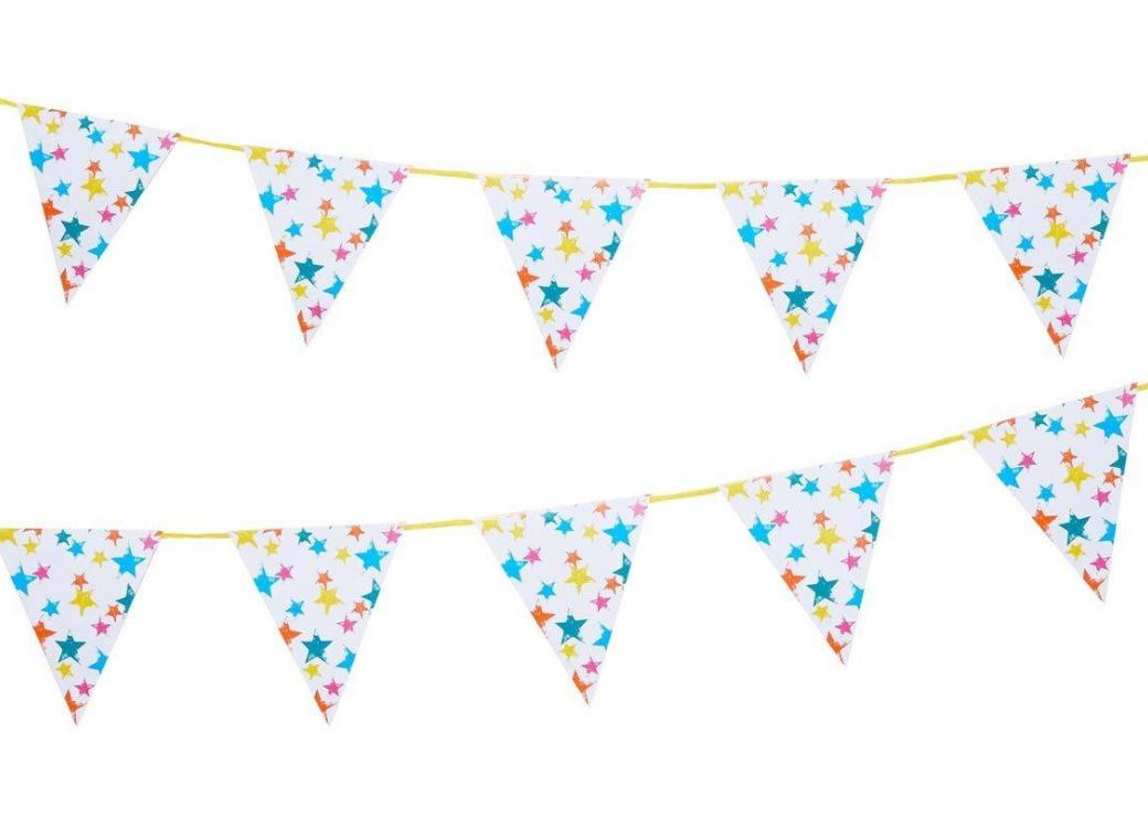 Birthday Brights Rainbow Star Bunting