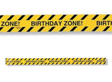 Birthday Zone Construction Tape