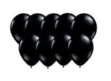 Black 12cm Balloons 50pk