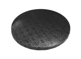 15mm Black Masonite Cake Board Round - 6"