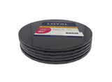 LOYAL Black Masonite Round Cake Board 14in