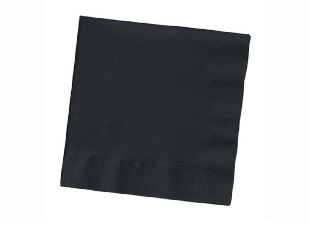 Black Lunch Napkins 40pk