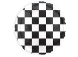 Black & White Checkered Foil Balloon