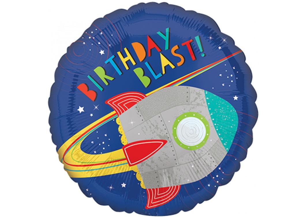 Blast Off Foil Balloon