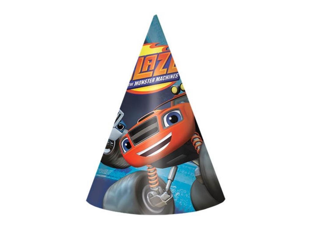 Blaze & the Monster Machines Party Hats - 8pk