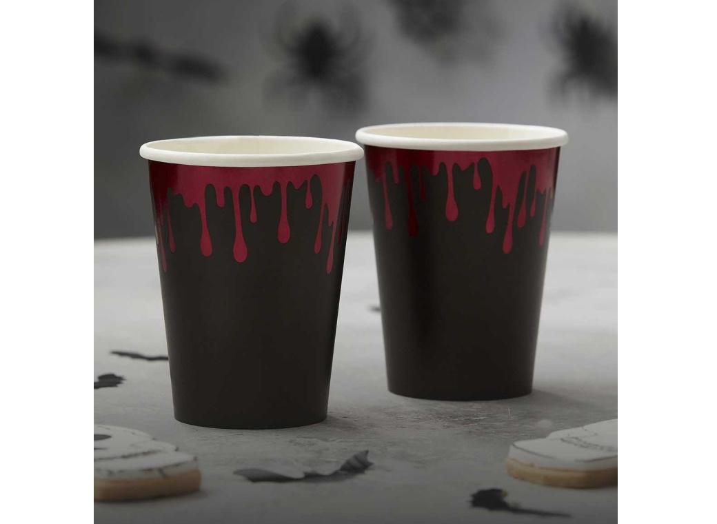 Blood Drip Cups 8pk