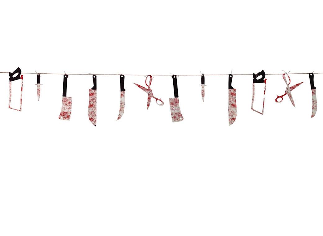 Bloody Weapons Hanging Garland