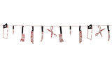 Bloody Weapons Hanging Garland