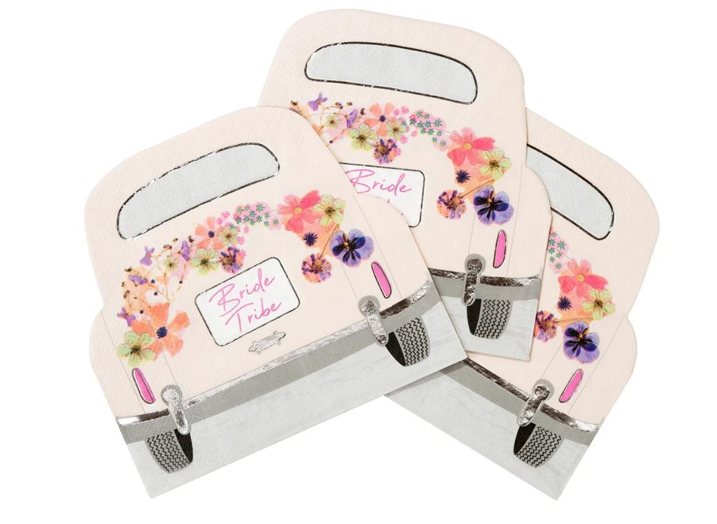 Blossom Bride Car Shaped Napkins 16pk